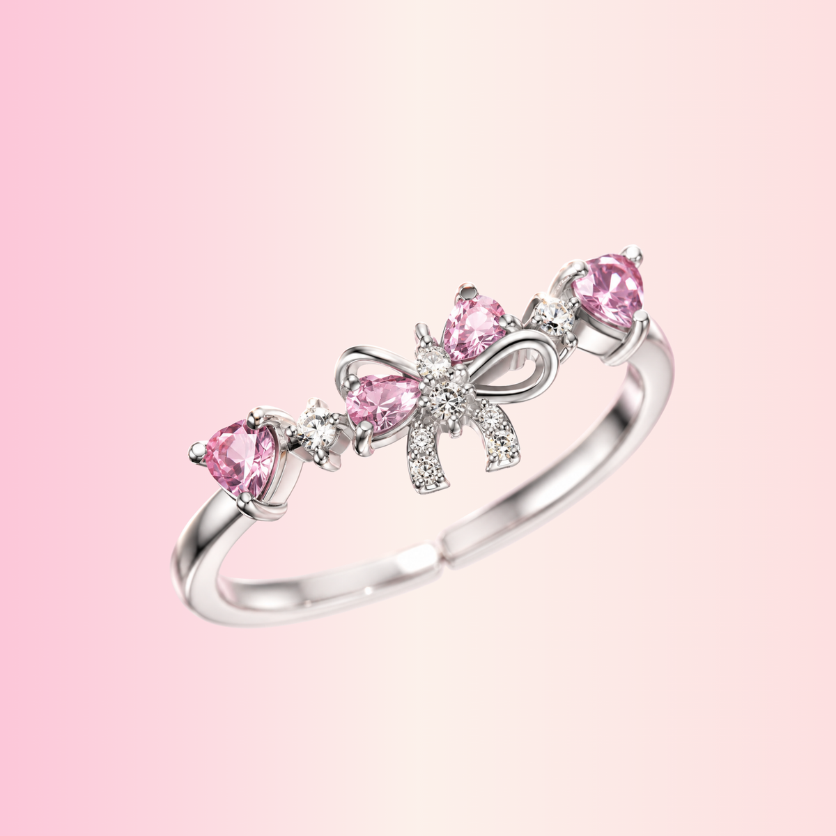 Bague argentée Veloria