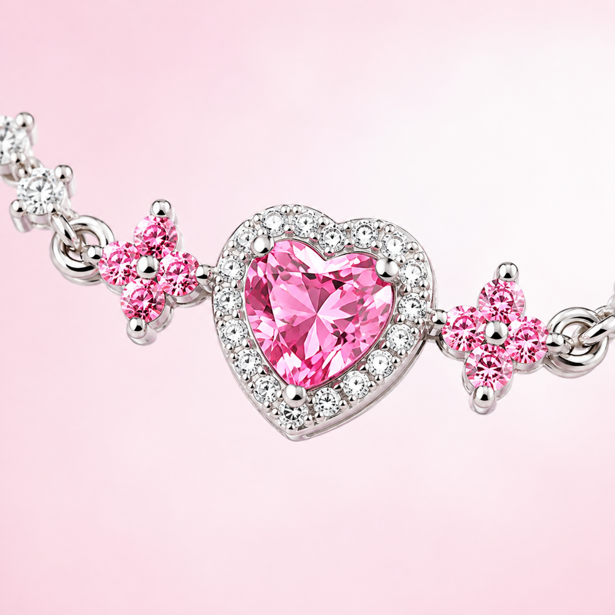 Bracelet argenté Lovencia