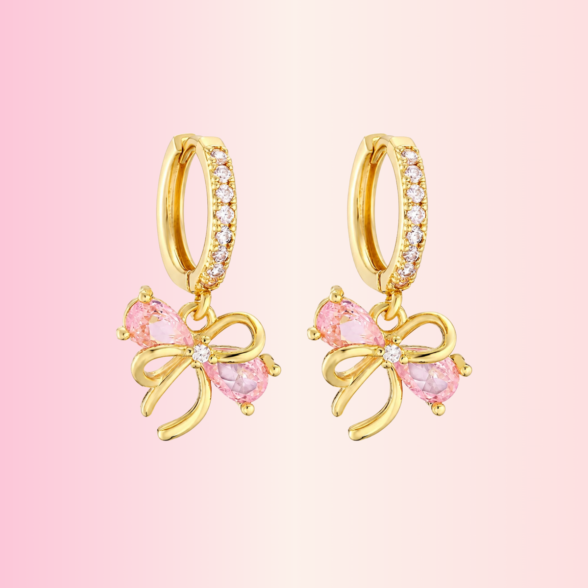 Boucles d’oreilles dorées Veloria
