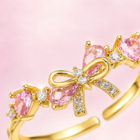 Bague dorée Veloria