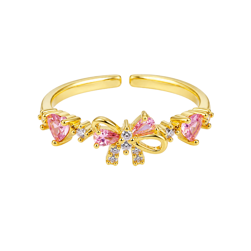 Bague dorée Veloria