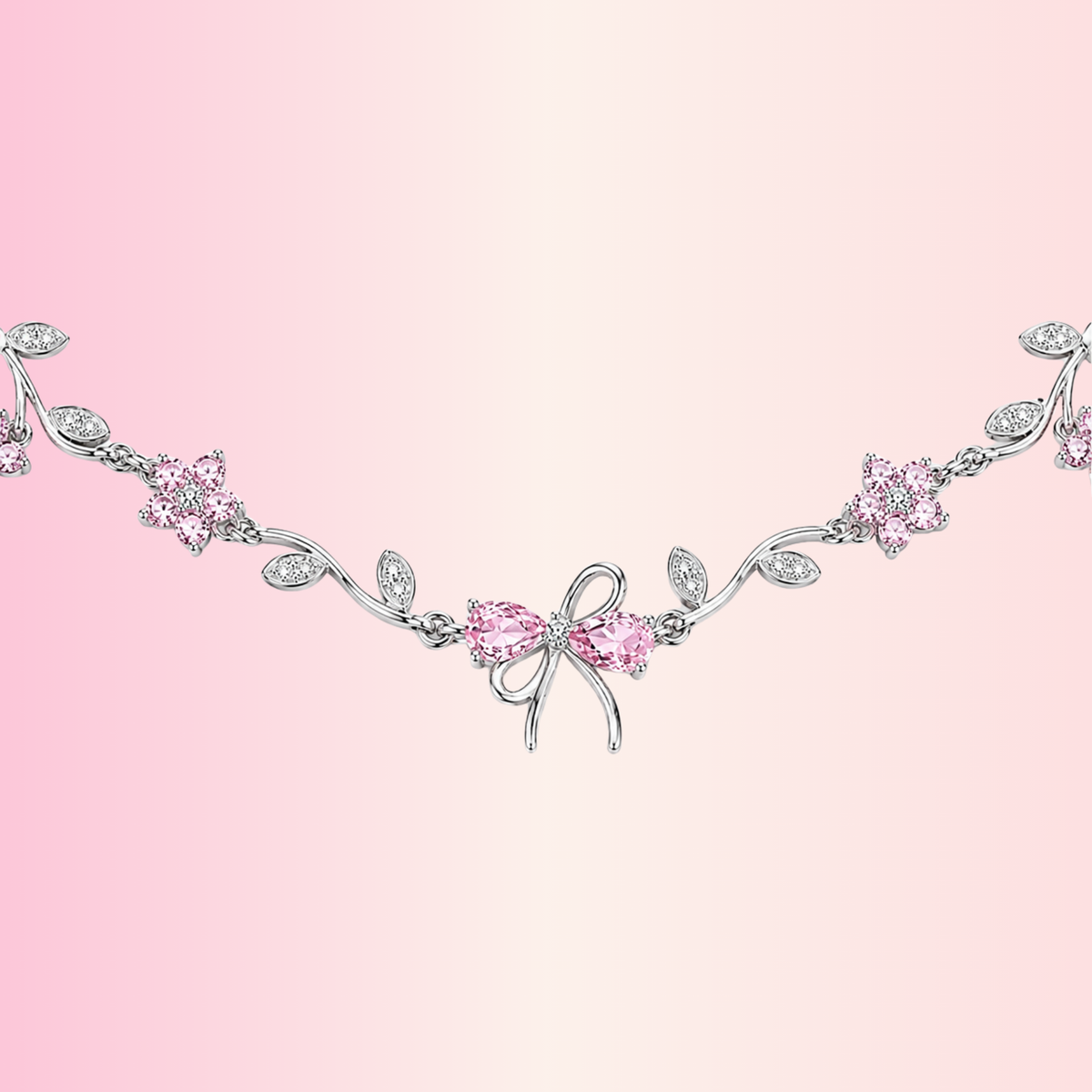 Collier argenté Florévia
