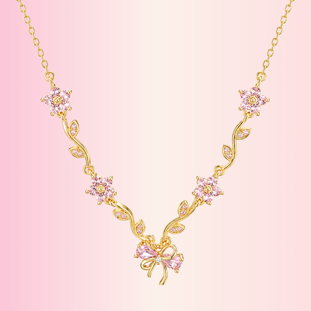 Collier doré Florévia