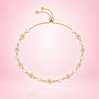 Bracelet doré Flora